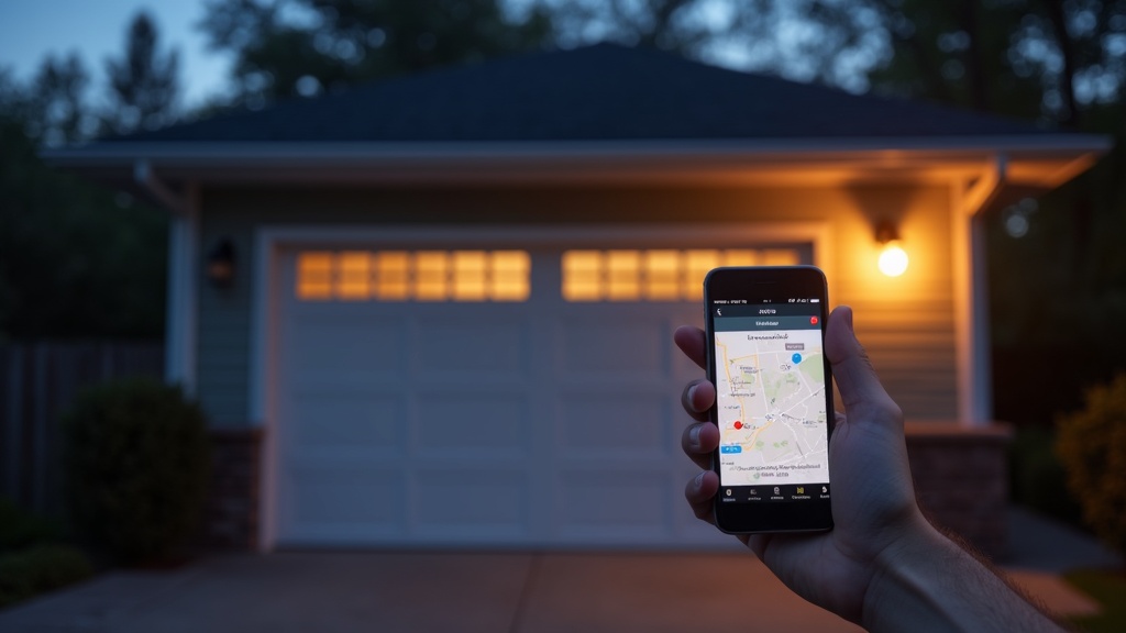 Smart garage door opener controls and security setup
